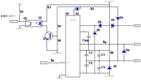 IGBT的驅(qū)動電路原理圖