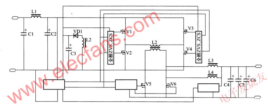 ZVS、ZCS 同步整流控制電路的原理圖 www.greenbey.cn