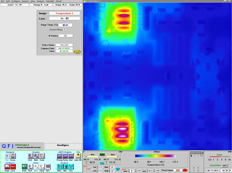 圖5、AWB7227的熱掃描圖像