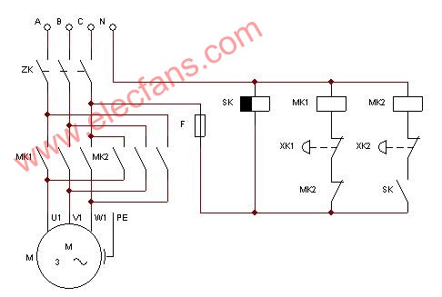 定時(shí)控制三相電動(dòng)閥電路圖 http://www.greenbey.cn