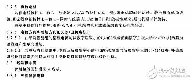 GB 1971-2006 旋轉(zhuǎn)電機 線端標(biāo)志與旋轉(zhuǎn)方向
