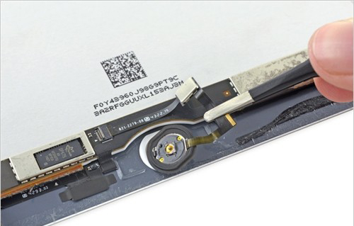 iPad Air2拆機圖文詳解，2GB內(nèi)存和NFC模組