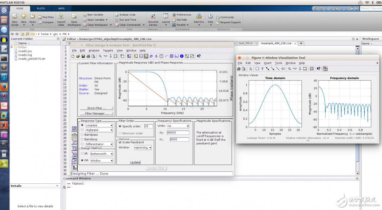 基于vivado的fir ip核的重采樣設(shè)計與實現(xiàn)