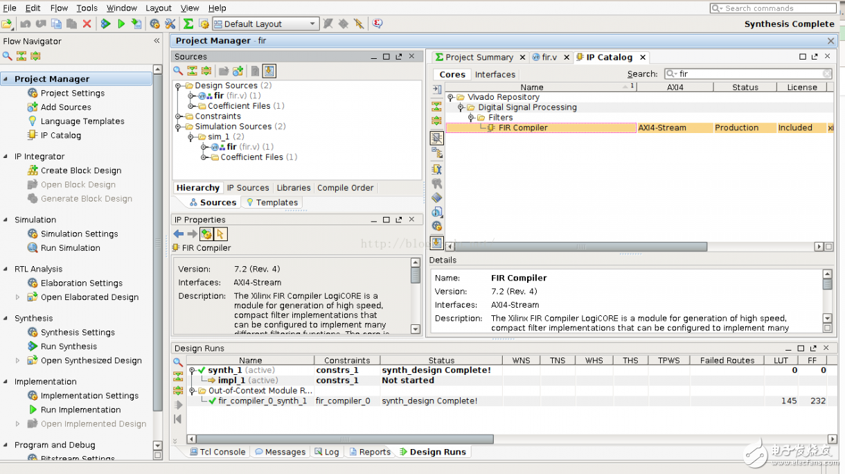 基于vivado的fir ip核的重采樣設(shè)計與實現(xiàn)