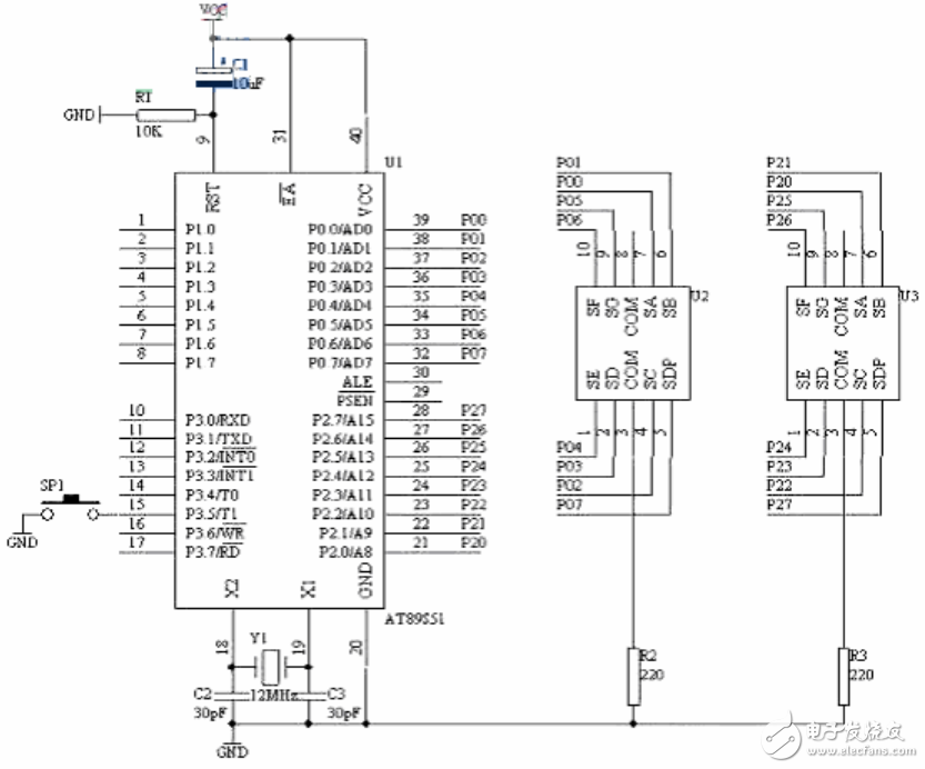 基于AT89C51的99秒定時器設計