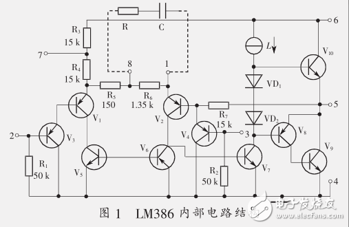 LM386應(yīng)用電路之小功率主動聲吶發(fā)射及接收電路