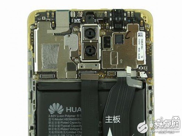 [圖]華為Mate 9拆解：做工整齊、用料扎實